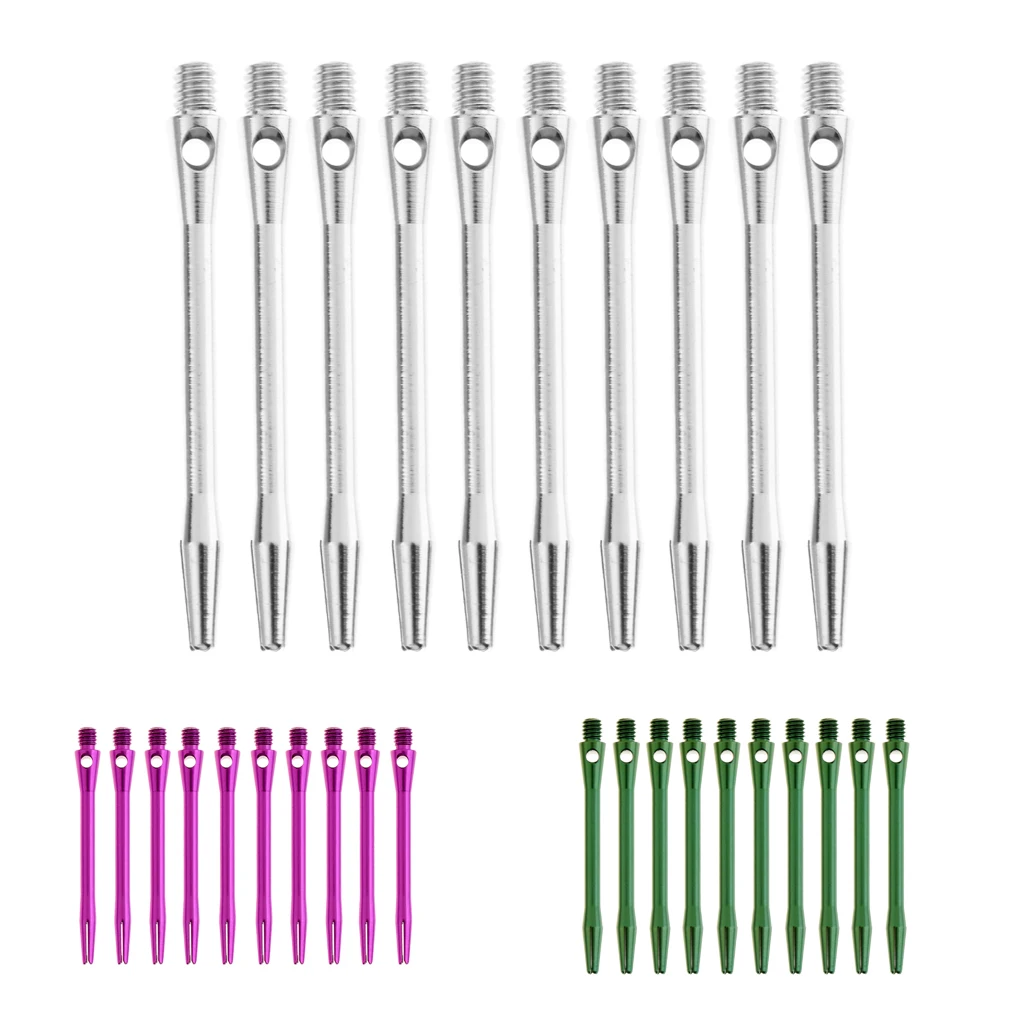 Профессиональный Сверхлегкий сплав и Дротика 10 шт. 52 мм валы для аксессуары игр в