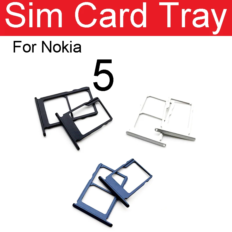 Держатель лотка для одной и двух Sim-карт Nokia 5 1 X5 7 Plus Micro SD слот карт гнездо адаптер