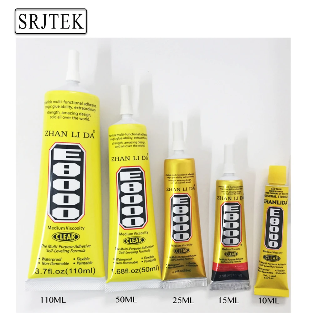 Лучший E8000 Клей 15 мл/50ml110ml многоцелевой клей эпоксидная смола DIY ремесла стекло