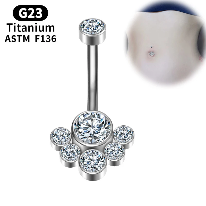 

G23 Titanium Piercing Butterfly Clip Hinge segment Umbilical Belly Labret Button Rings Body Cartilage spiral Daith Helix Jewelry
