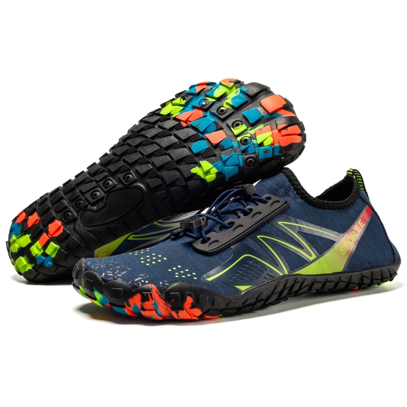 Мужская быстросохнущая обувь для плавания с пятью пальцами дышащая прогулочная