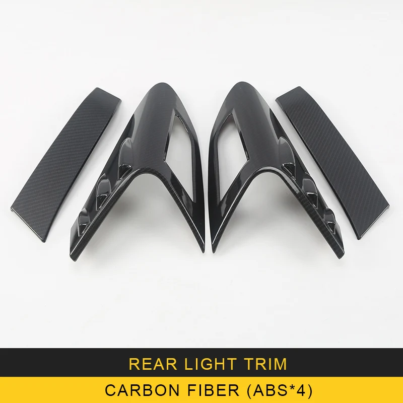 

CARMANGO for Toyota C-HR 2018-2020 Auto Car Styling Rear Lights Lamp Chrome Cover Trim Frame Sticker Exterior Accessories