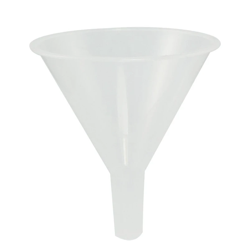 

150ml 5 31/32" Mouth Dia Laboratory Clear White Plastic Filter Funnel