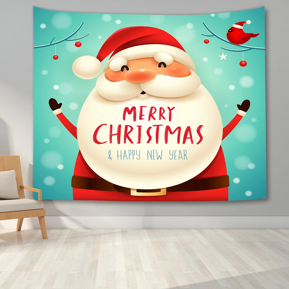 Рождественский настенный гобелен &quotСнеговик&quot Одеяло для Спальня Гостиная