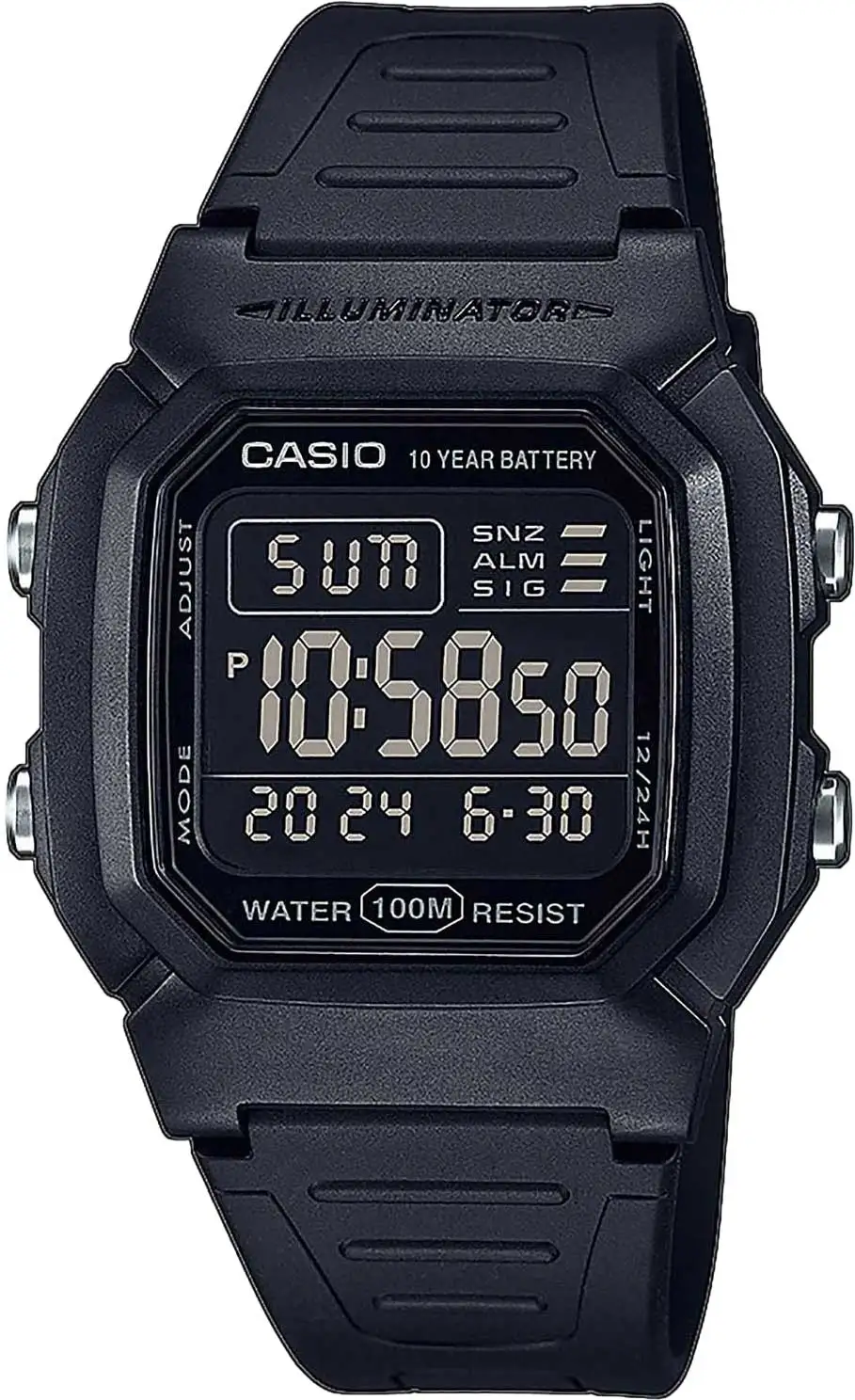 Мужские наручные часы Casio W-800H-1BVES