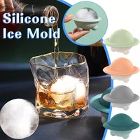 ball shape ice silicone mold round diy ice cream maker silicone sphere mould kitchen food grade ice cube tray cocktail whiskey