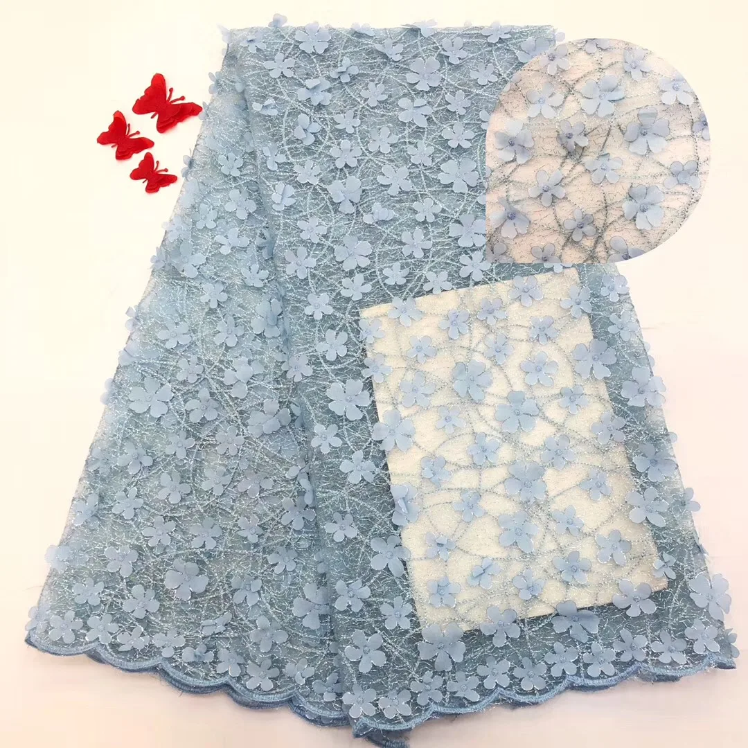 Горячая продажа 100% хлопок африканская сухая кружевная ткань нигерийская 2019