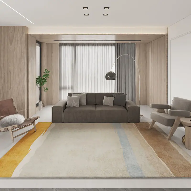 

Modern carpet for living room nordic carpet abstract pattern carpet bedroom study floor mat living room carpet decorative non-sl