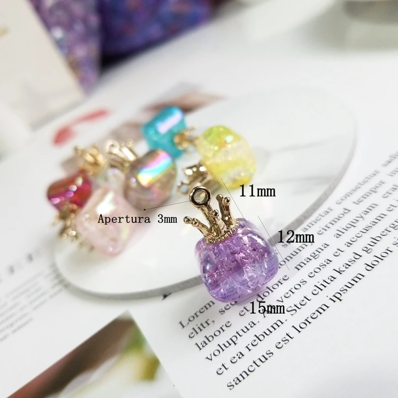European crown dream temperament 7 - color handmade DIY material jewelry earrings pendant wholesale | Украшения и аксессуары