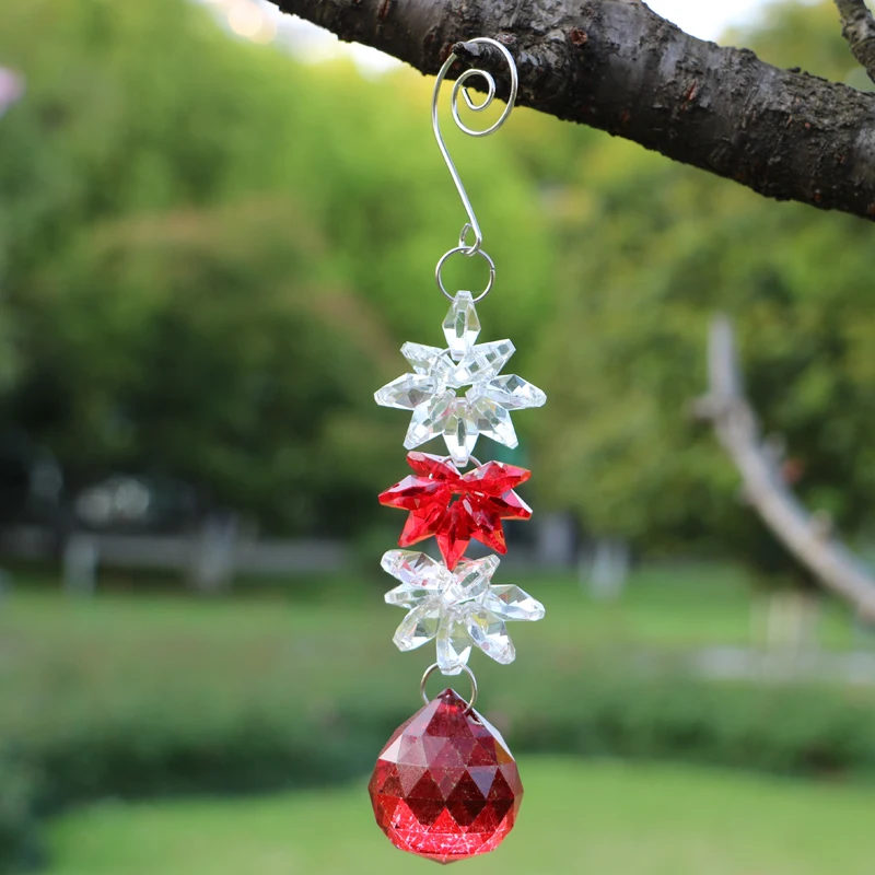 1 шт. стеклянный хрустальный шар для Ловца солнца кулон Радужный производитель