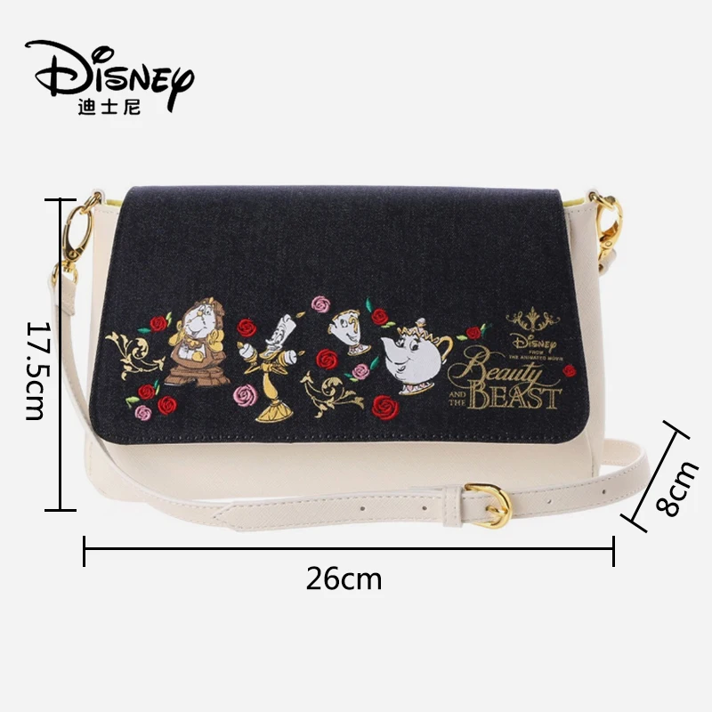 Новые модные сумки тоуты Disney из натуральной кожи Красавица и чудовище кошелек