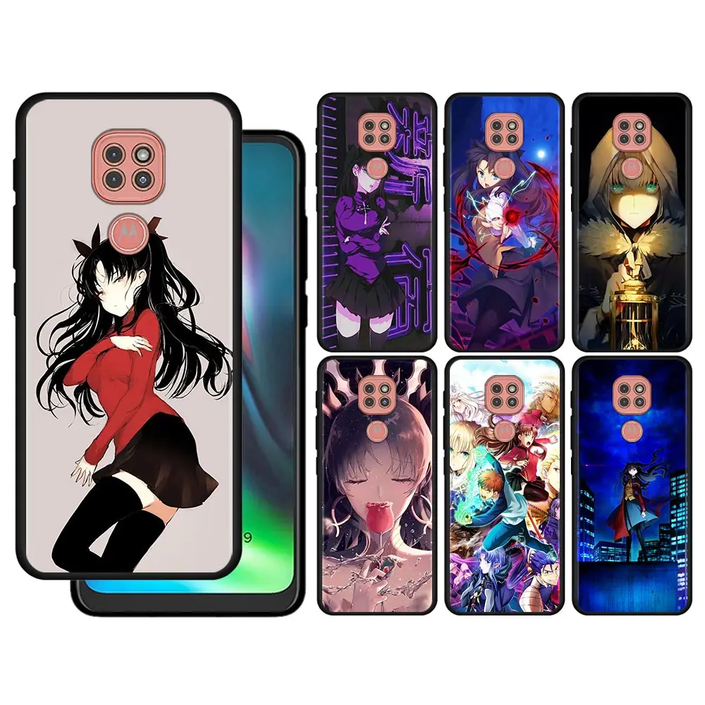 Чехол Fate Zero Tohsaka Rin для Motorola G30 G10 G9 G8 G Edge Play Plus Power Lite Stylus One Fusion Hyper 5G E6s | Мобильные