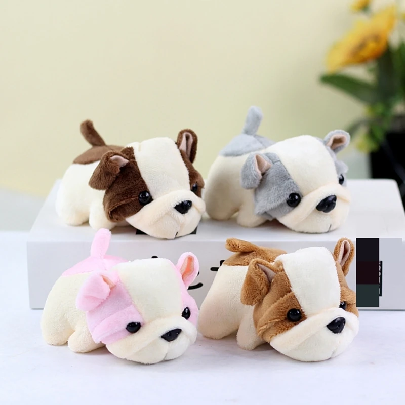 Сумка с подвеской мультяшная плюшевая собака брелок мини Мягкое Животное для