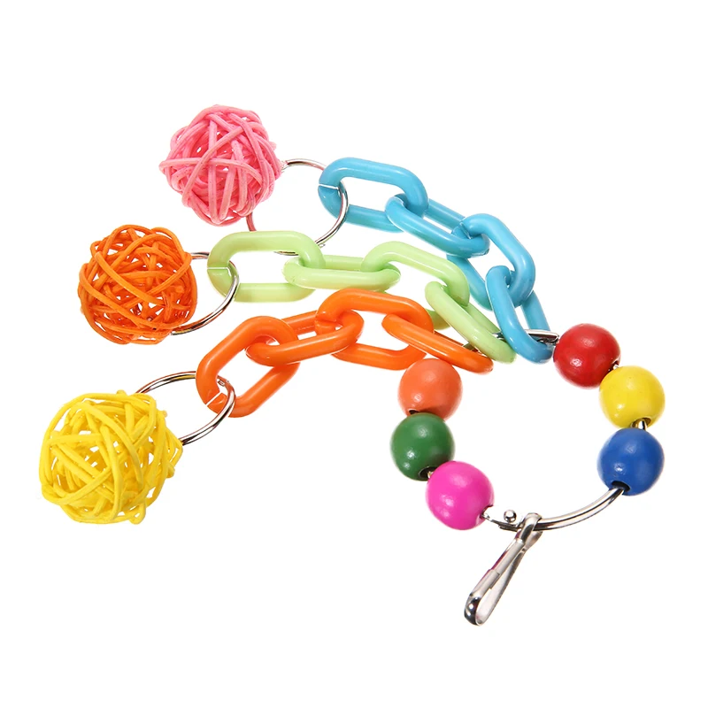 18 см красочный Попугай жевательные игрушки попугай канареек Африканский такаду