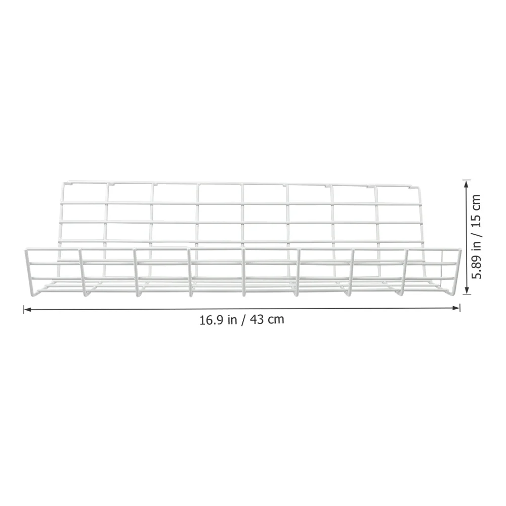 

2pcs Under Desk Cable Management Rack Compact Cable Organizer Storage Rack