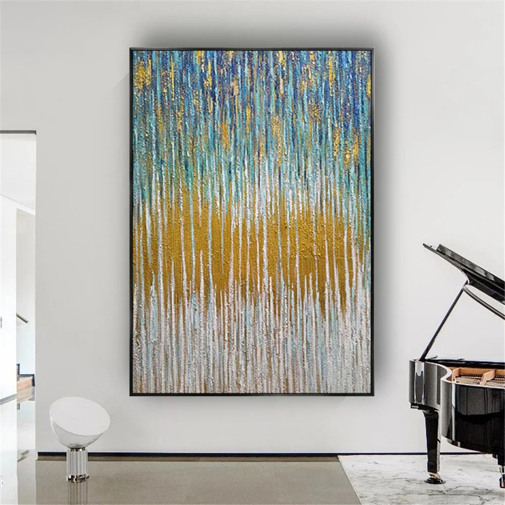 

bright Oil Paintings Modern Living Room Wall Decor Hand Painted Canvas Art Painting No Framed Canvas painting
