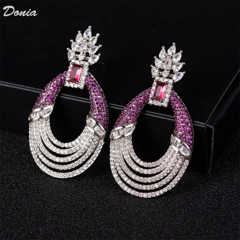 Женская мода новинка великолепные серьги в форме капли воды ювелирные изделия