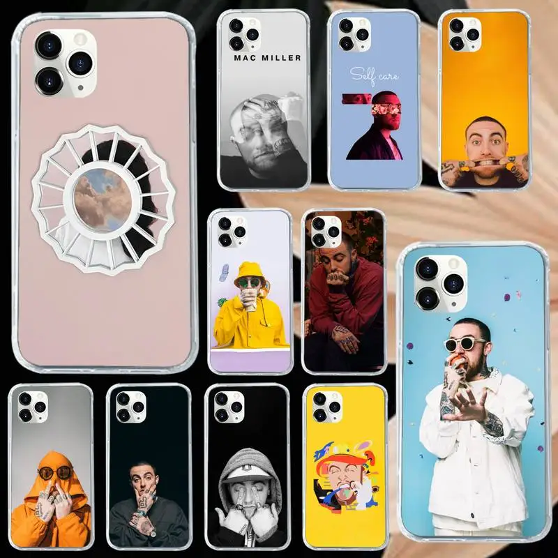 Рэпер певец Mac Miller Чехол для мобильного телефона iPhone 11 12 Ipad мини iPad pro XS MAX 8 7 6 6S Plus X