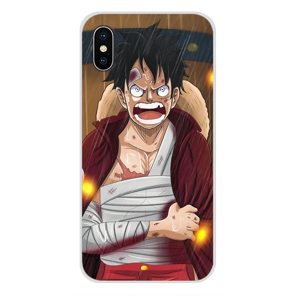 Силиконовый чехол для мобильного телефона в виде ракушки Чехлы One Piece Monkey D Луффи