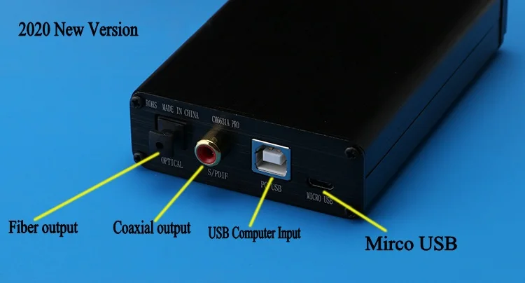 HIFI CM6631A цифровой интерфейс 32/24 бит 192K звуковая карта USB к I2S / SPDIF коаксиальный выход