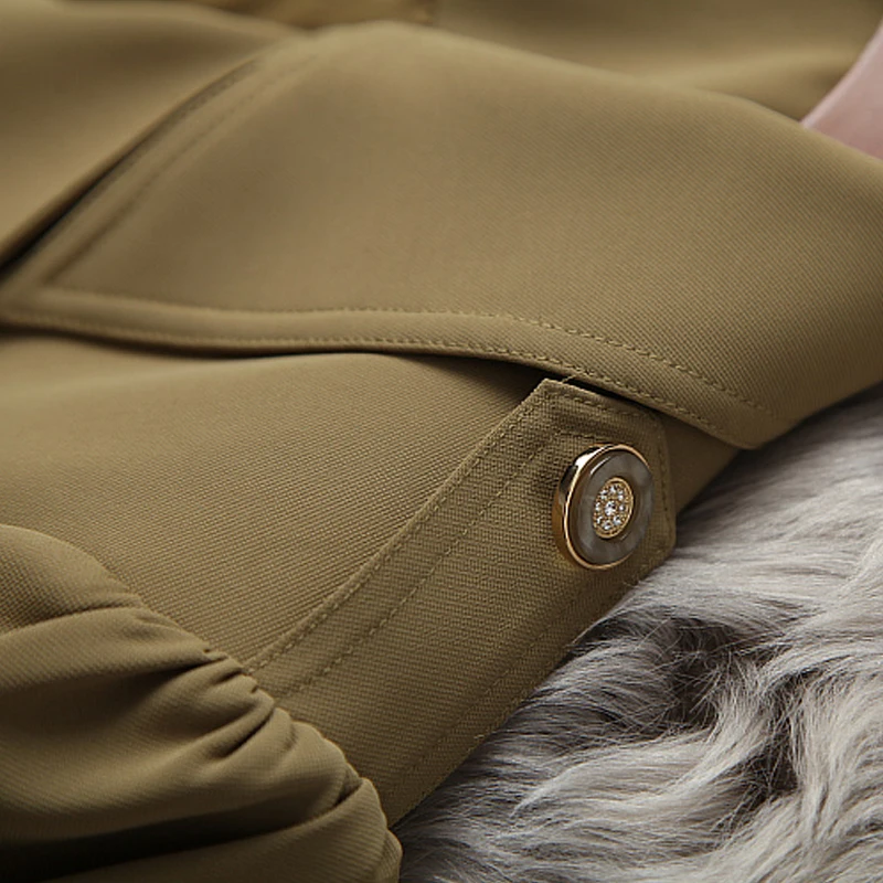 

2021 SPRING NOTCHED COLLAR SINGLE BREASTED POCKET BLAZER