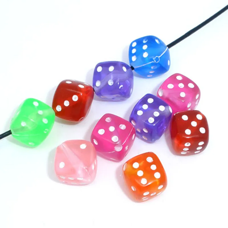 DoreenBeads акриловая жвачка случайные бусины прозрачные для самостоятельного