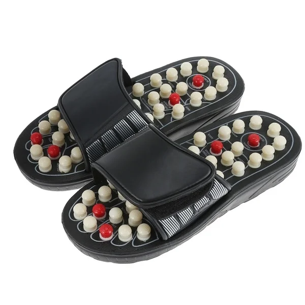 

Foot Massage Shoes Cobblestone Slippers Foot Pain Relief Relaxation Health Care Acupuncture And Moxibustion Slippers