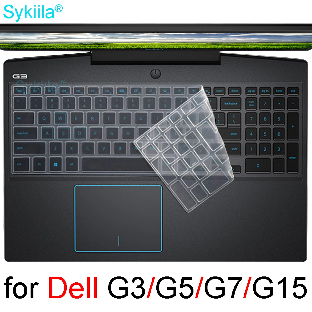Чехол для клавиатуры Dell G3 G5 G7 G15 Gaming SE Pro 15 17 защитный чехол ноутбука силиконовый 3500