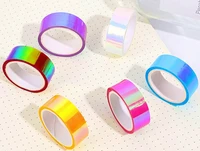 waterproof tape sticker color sticky tape rainbow tape sticker creative sticker tape diy color tape for decoration