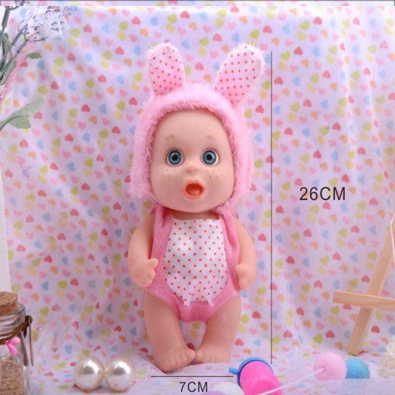 Электрические детские куклы 26 см веснушки милая детская игрушка Волшебная кукла