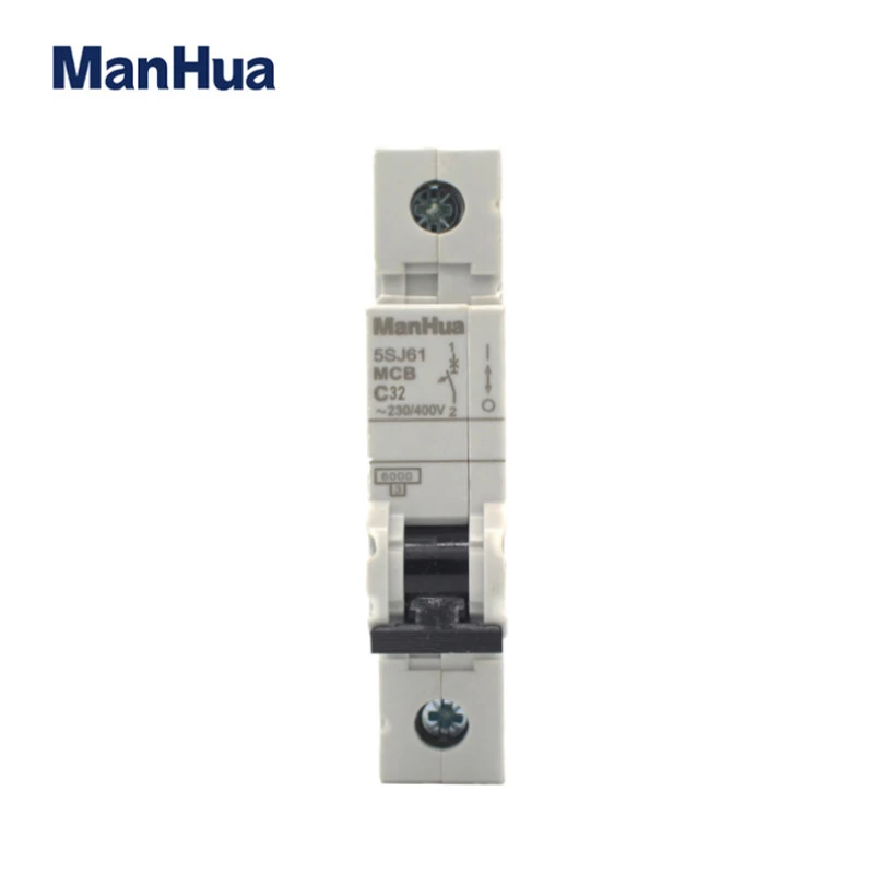 ManHua однофазный C32 32A защита от перегрузки миниатюрный автоматический выключатель