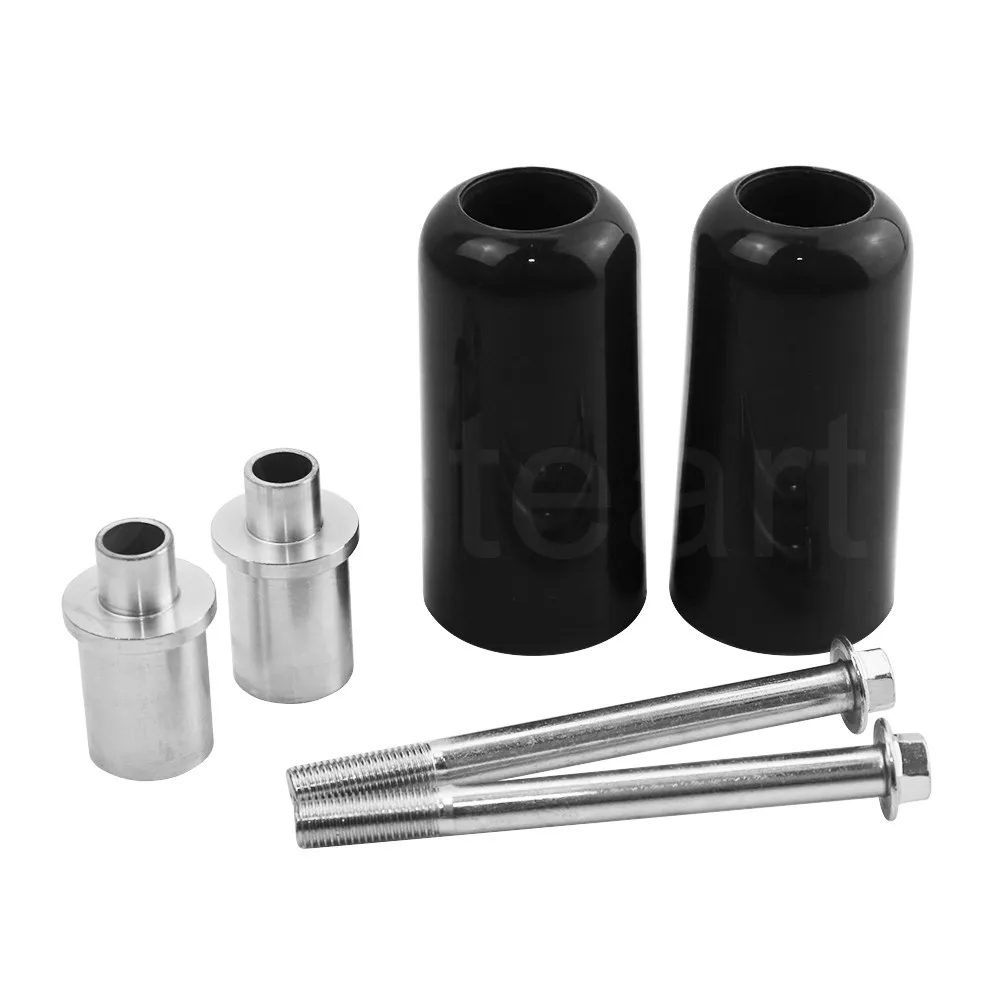 Пара 10 мм Универсальный ползунок для рамы мотоцикла Противоударная Подушка