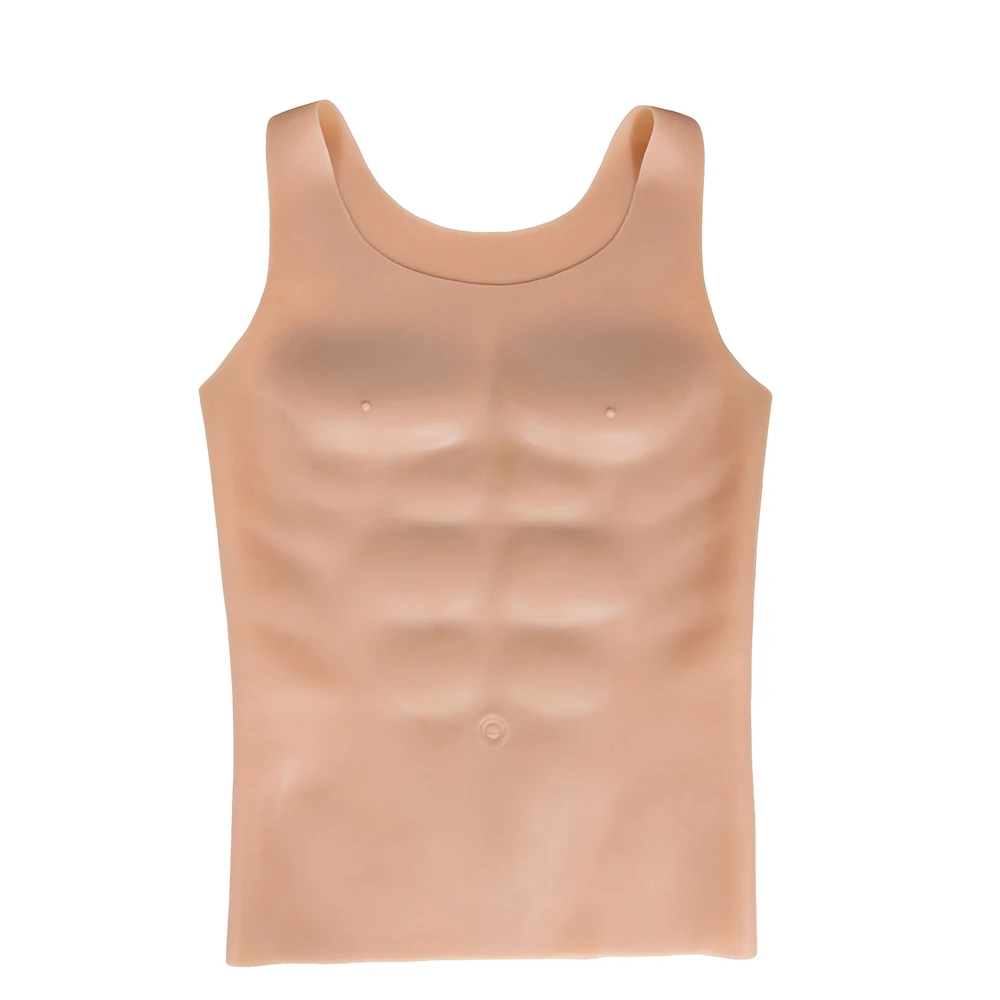 

3000g Hunk Chest Muscle Man Silicone Fake Chest Muscle Pecloralis Muscle Cosplay 3.5cm thick silicone breast prosthesis