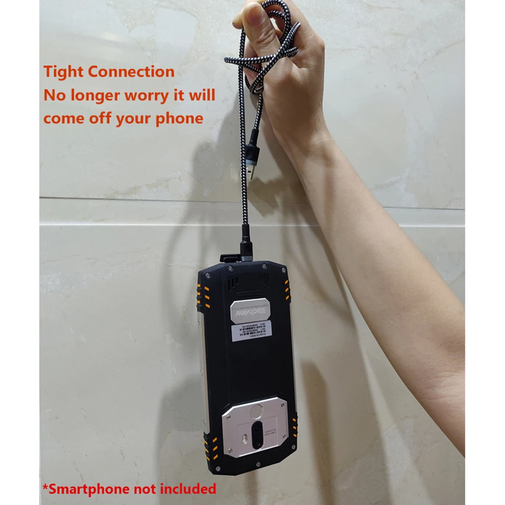 

5-Pack 1M/3FT 9mm C Plug Long Connector USB Type C Charger Cable 3A 5Pcs/lot for Blackview Oukitel Doogee Umidigi Ulefone Armor
