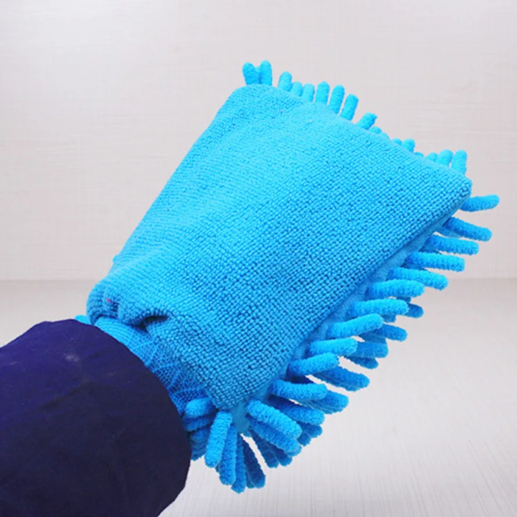 Double Sided Microfiber Washing Hand Gloves Car Window Dust Cleaning Glove Household Towel Kitchen Accessories | Автомобили и