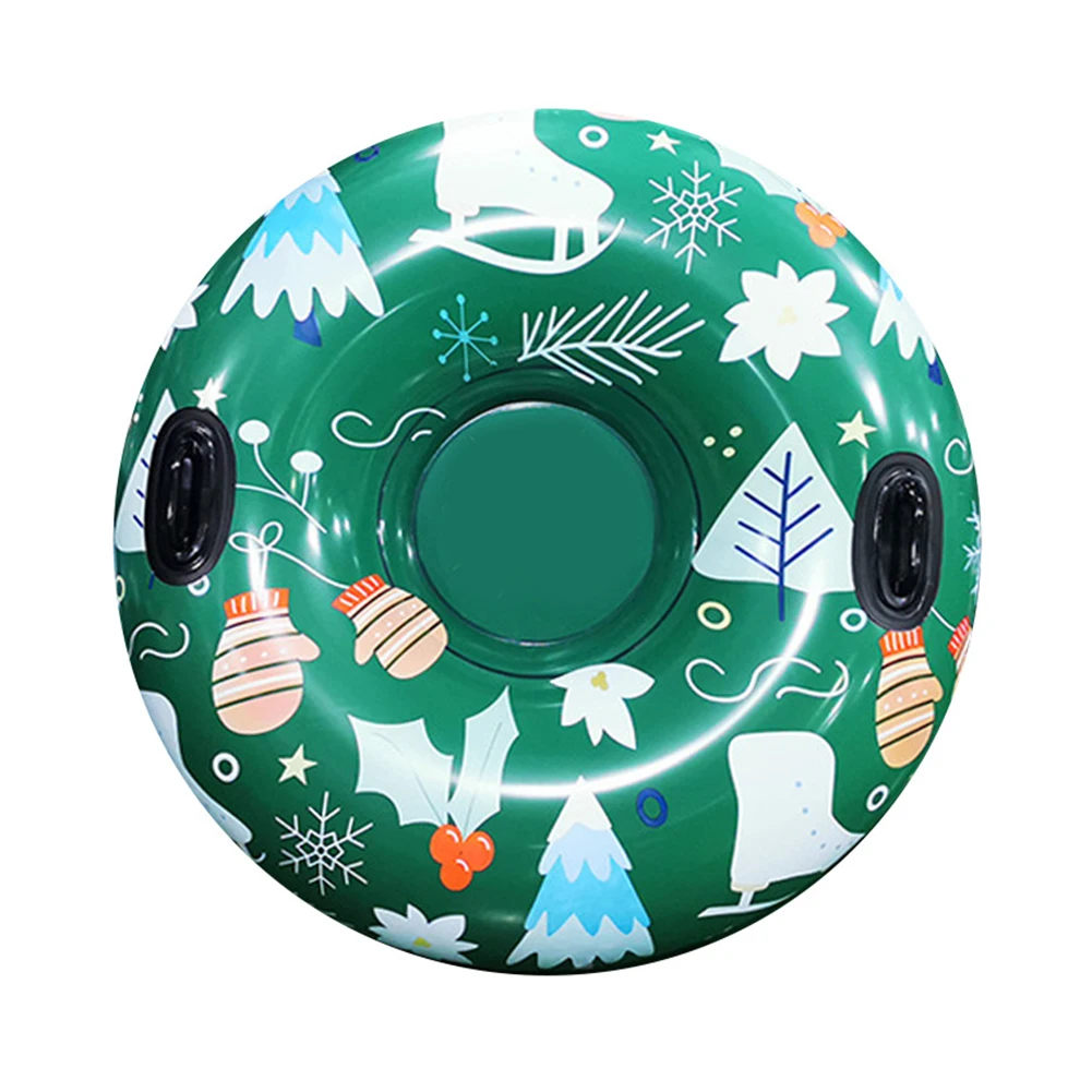 

Снежная игрушка зимние надувные лыжи круг с ручкой высокое качество прочные Дети Взрослые снежные трубки лыжные утолщенные плавающие сани