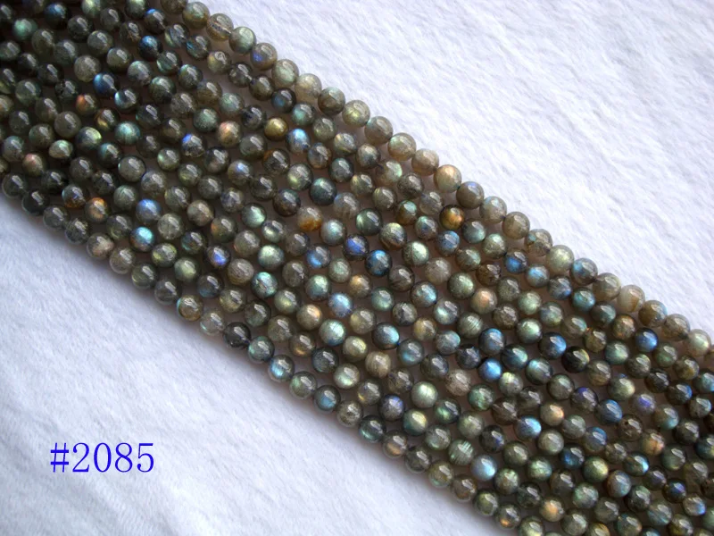 Круглые Бусины Из Натурального Лабрадорита 7 мм незакрепленные бусины для