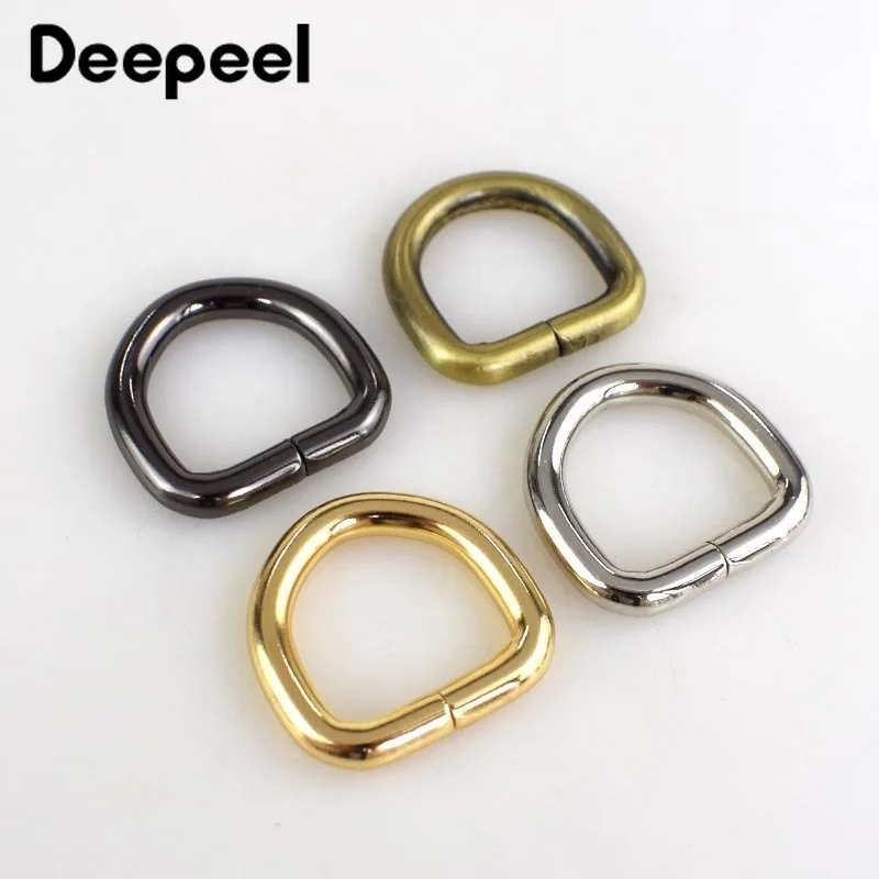 

5 шт. Deepeel 20 мм, застежка с круглым кольцом, пряжки для ремня, ленточная Пряжка для сумок, рюкзаков, детали для одежды, фурнитура, аксессуары