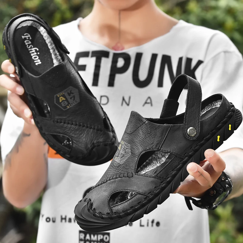 

Sandalias Hombre Verano Sandals For Men Sandale En Cuire Homme Sandals-men Ete Sandalias Transpirables Sandalia Rasteira