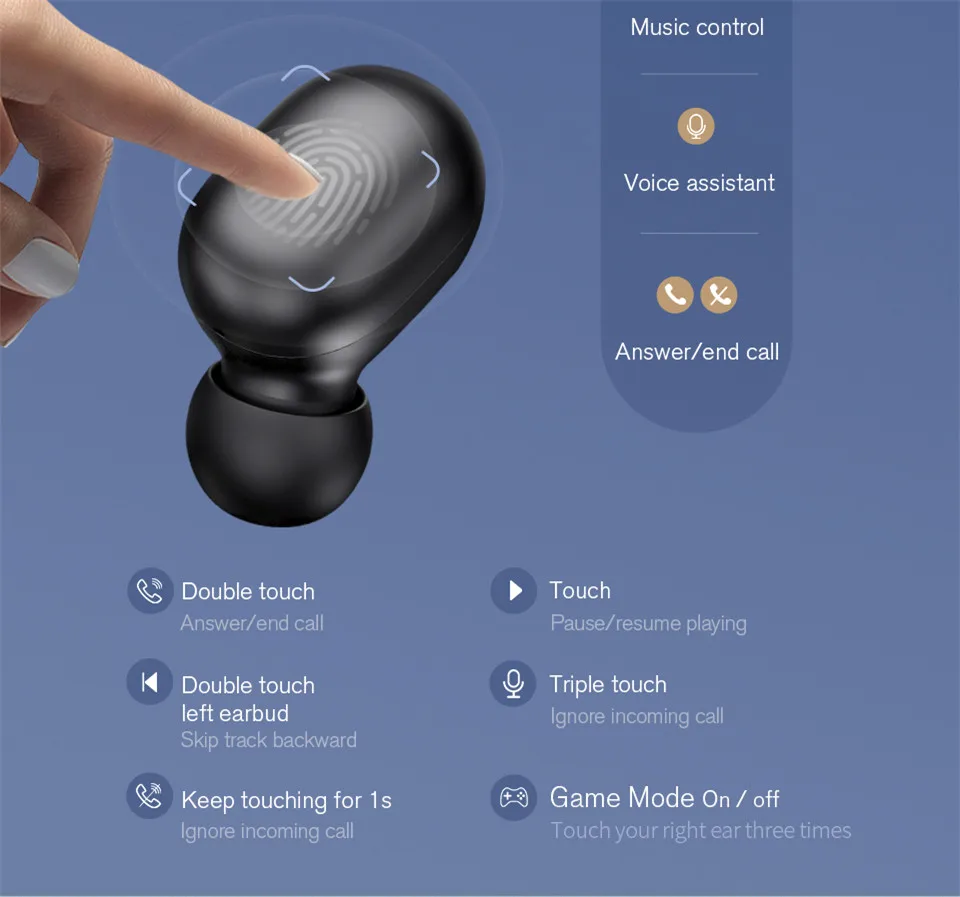 Новые беспроводные наушники Haylou GT1 Pro с сенсорным управлением, 3D стерео наушники с большим аккумулятором и двойным микрофоном