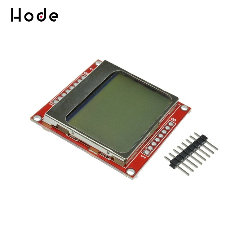 84x48 ЖК модуль белая подсветка адаптер PCB для Nokia 5110|Детали и аксессуары приборов| |