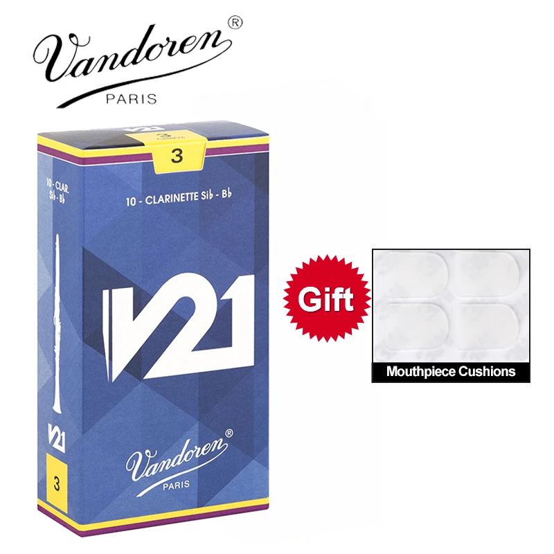 Оригинальный Французский V21 Bb трости для клюнета прочность 2 5 #3 + #4 # коробка 10 [с