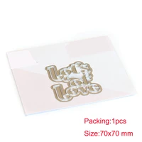 2021 let love new metal cutting dies stamps scrapbook diary decoration stencil embossing template diy greeting card handmade