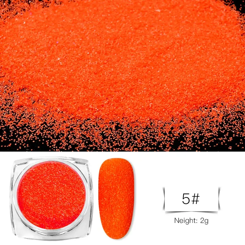 0.2g Ice Transparent Mirror Nail Glitter Powder Mirror Glitter UV Gel Pigment Magic Chrome Dust 6 Colors Nail Art Decorations - Цвет: J72257