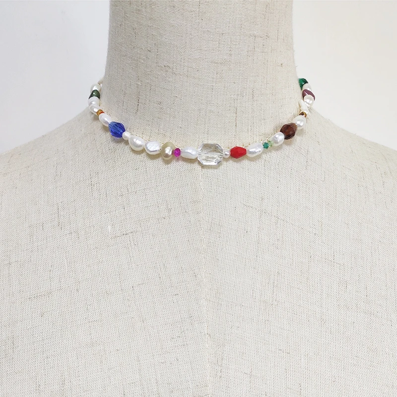 Женское Очаровательное ожерелье в богемном стиле с жемчужинами модное