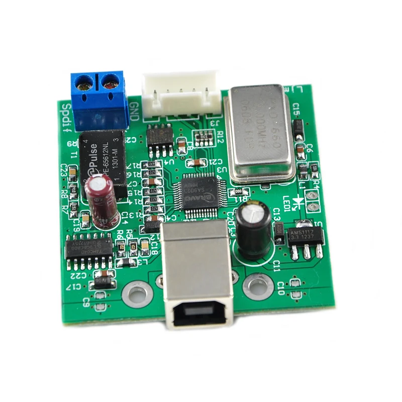 USB to SPDIF Coaxial I2S Processor TE7022 Chip Supports 24-bit 96K Sampling DAC Assembled Board LJM | Электроника