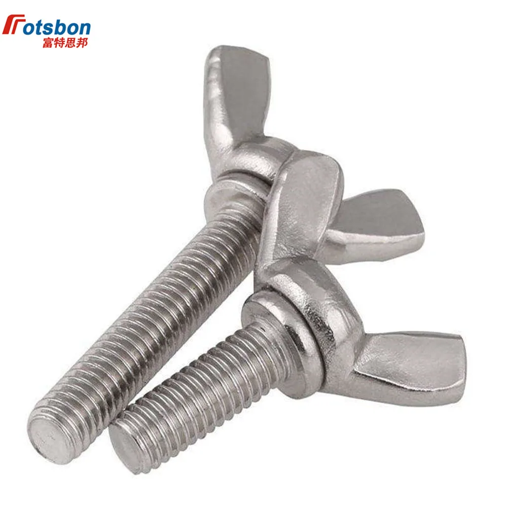 Винтовая гайка M4 винты-бабочка ручной затягивающий болт нержавеющая сталь 304 Inox