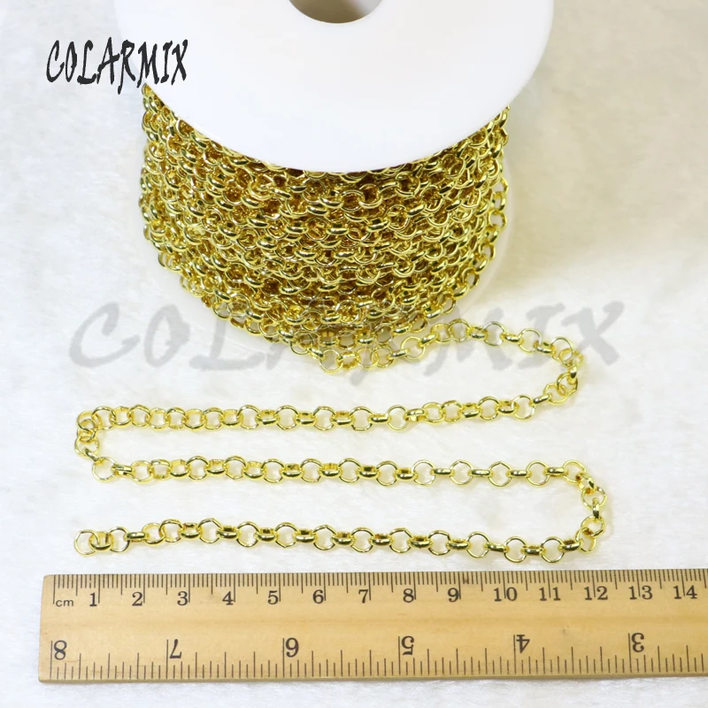 

5 or10 meters links Opened chain necklace link Chain necklace accessories bulk accessories chain for jewelry making 9450