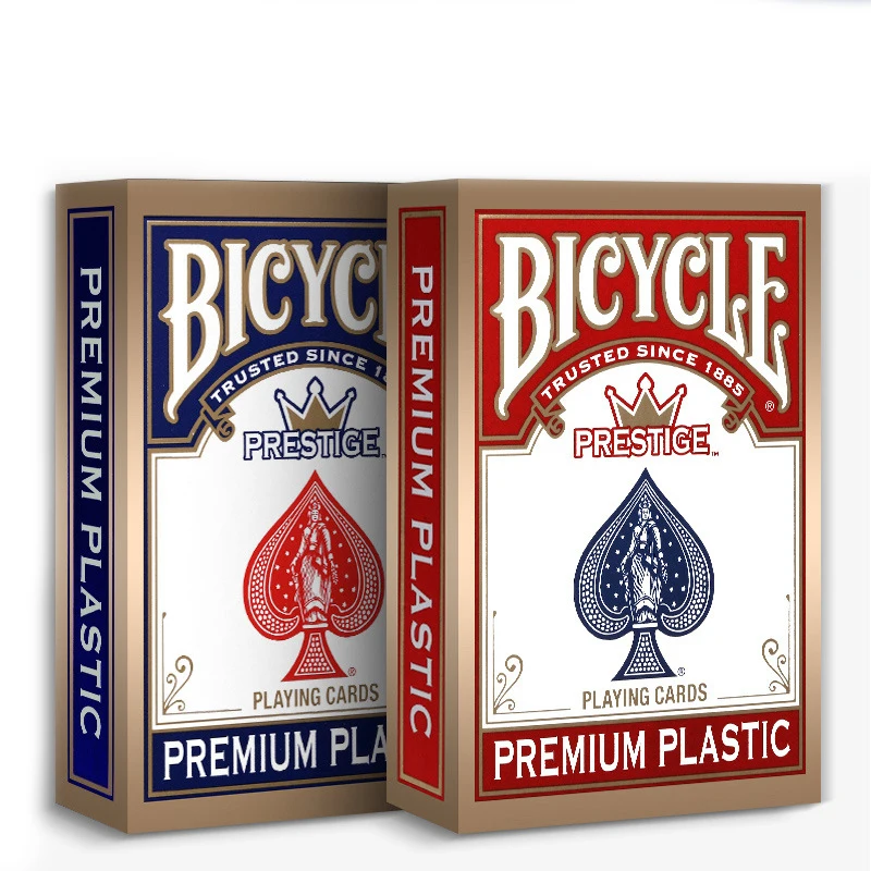 1 deck BICYCLE Cards PREMIUM PLASTIC Playing Regular Bicycle Deck Bridge Size Card Magic Trick Props 88*58mm | Спорт и развлечения