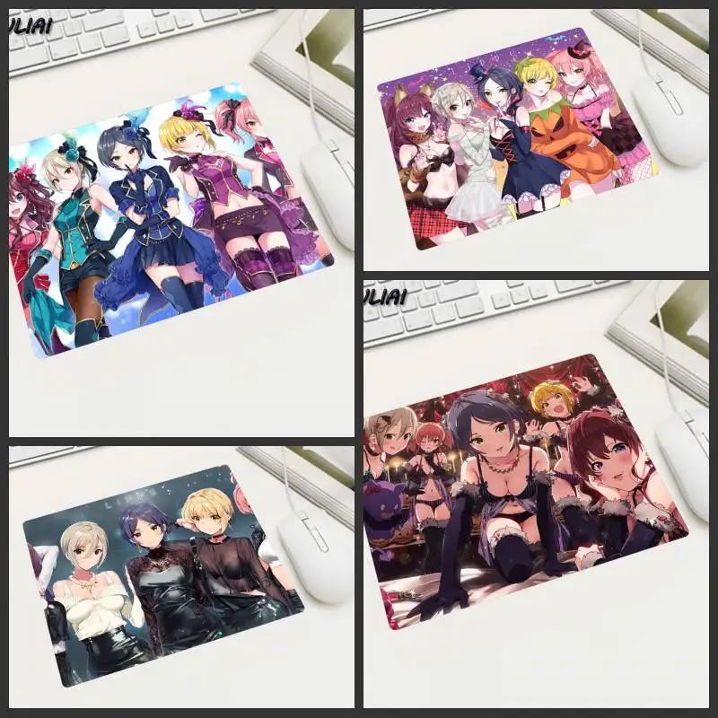 

XGZ Rubber Anime Mouse Pad Small Waterproof Non-slip Game Office Cute Cartoon Sexy Cool Girl Mouse Mat Table Mat Locking edge
